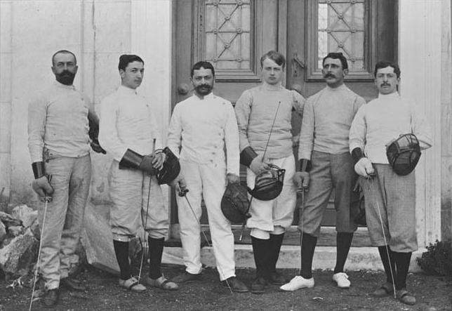 1896 Olympic Fencing Team - The French Team