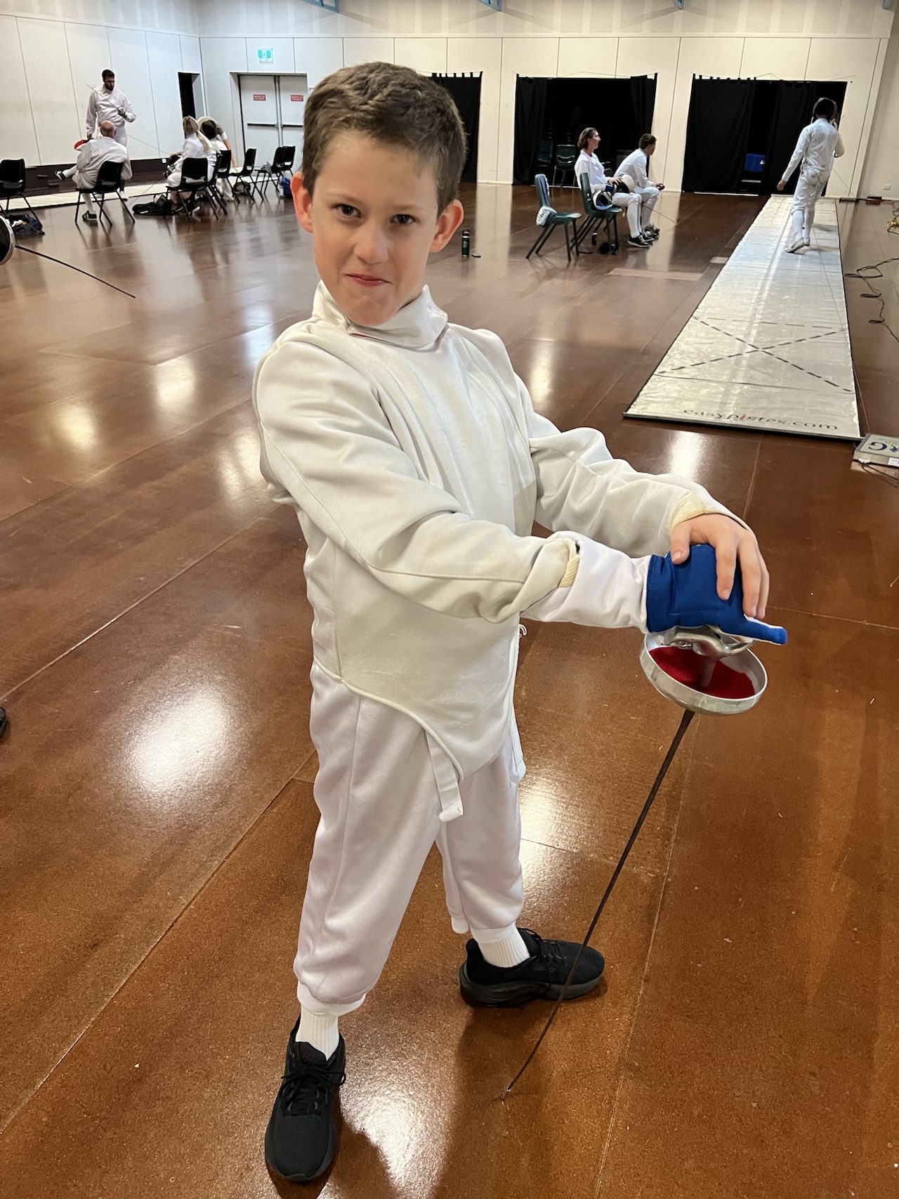 Kids Fencing Lunge
